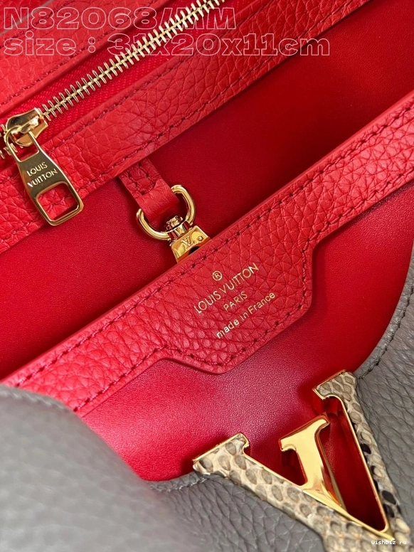 WIS LOUIS BB-31.5*20*11CM CAPUCINES VUITTON 0716